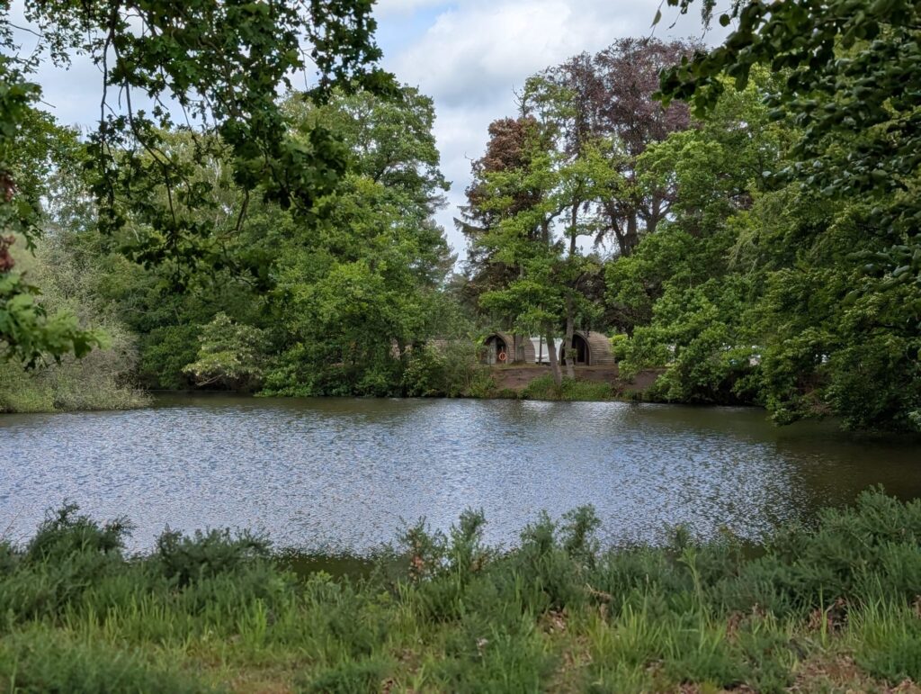 Fishing in Lincolnshire – anglers at Woodhall Country Park lake