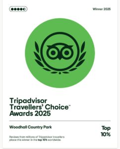 Tripadvisors award - Woodhall Country Park